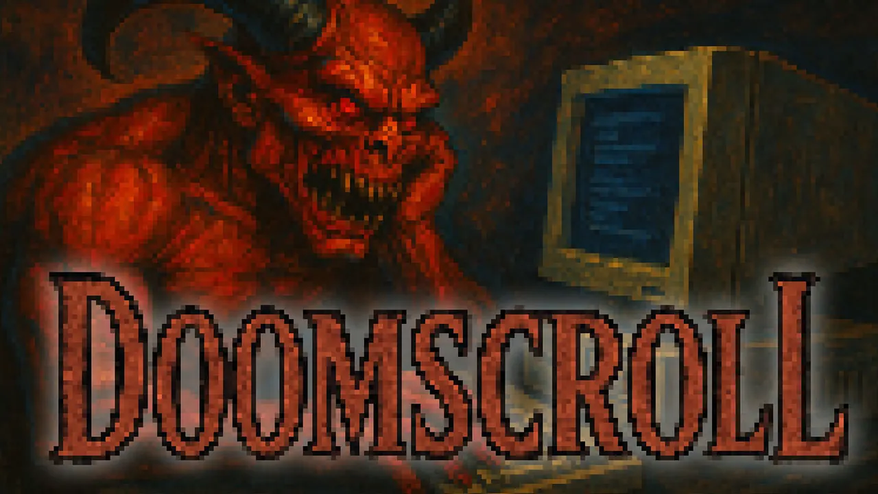 DOOMscroll browser game screenshot