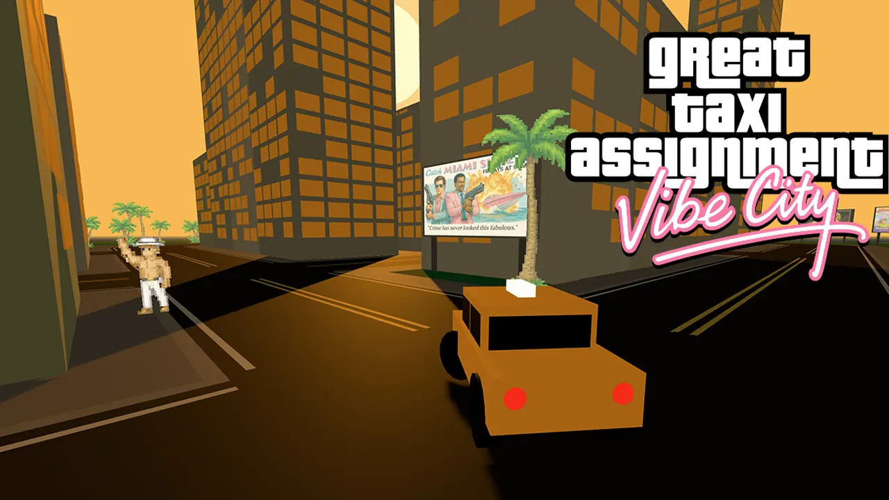 The Great Taxi Assignment browser game screenshot