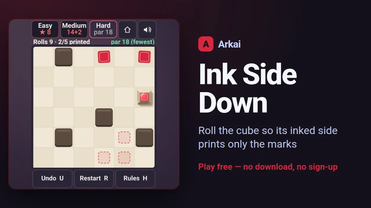 Ink Side Down screenshot
