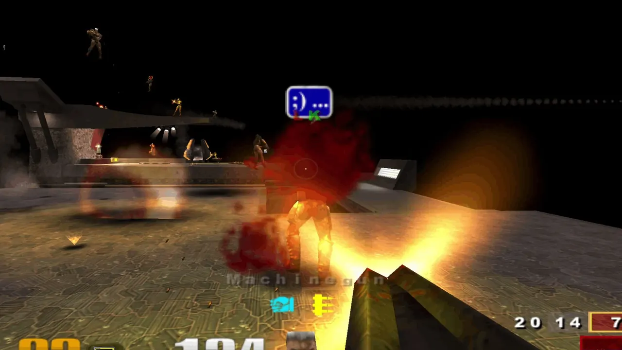 Quake III Arena browser game screenshot