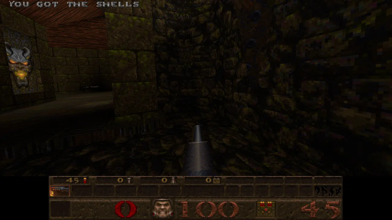 Three.js Quake browser game screenshot